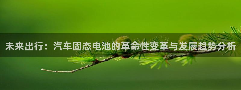 优发国际网官网17w8：未来出行：汽车固态电池的革命性变革与发展趋势分析
