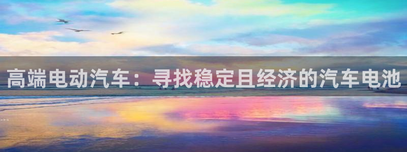 优发国际游戏n：高端电动汽车：寻找稳定且经济的汽车电池